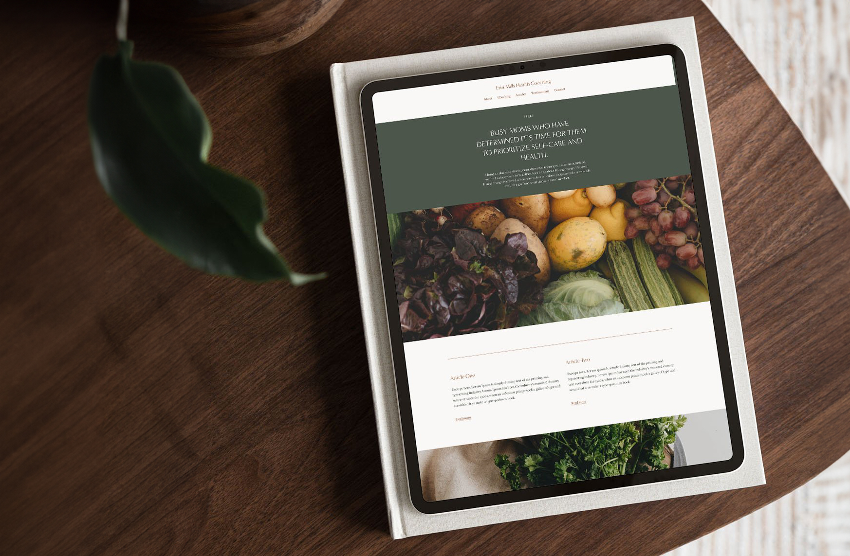 Erin Mills Health Coach Website