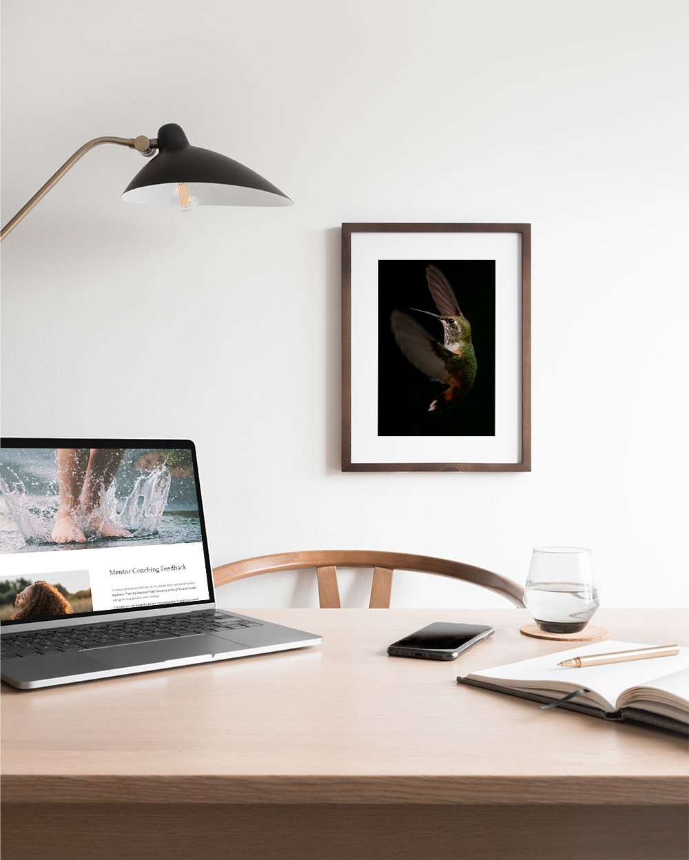 Wellspring Health Coaching Website on Laptop